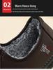 Men's Winter Plus Velvet Non-slip Slip-on Casual Boots for Middle-aged & Elderly