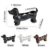 Space Saving Dachshund Toothbrush Holder Ceramic Toothbrush Storage Rack  for Bathroom