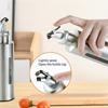 Portable Kitchen Stainless Oil Bottle Leak-proof Vinegar Sauce Holder Dispenser Visual Empty Can Gift Seasoning Baking