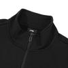 Li Ning Simple Casual Loose Sports Cotton Versatile Stand Collar Cardigan Sweatshirt Men Sweatshirt Black AWDVP57-2