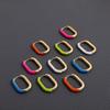 1 Pair Colorful U Shaped Hoop Earrings Minimalist Colorful Enamel Earrings  Women Jewelry
