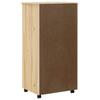 MOSS Mobile Drawer Cabinet with Clear Lacquer Finish 53 x 39 x 103 cm