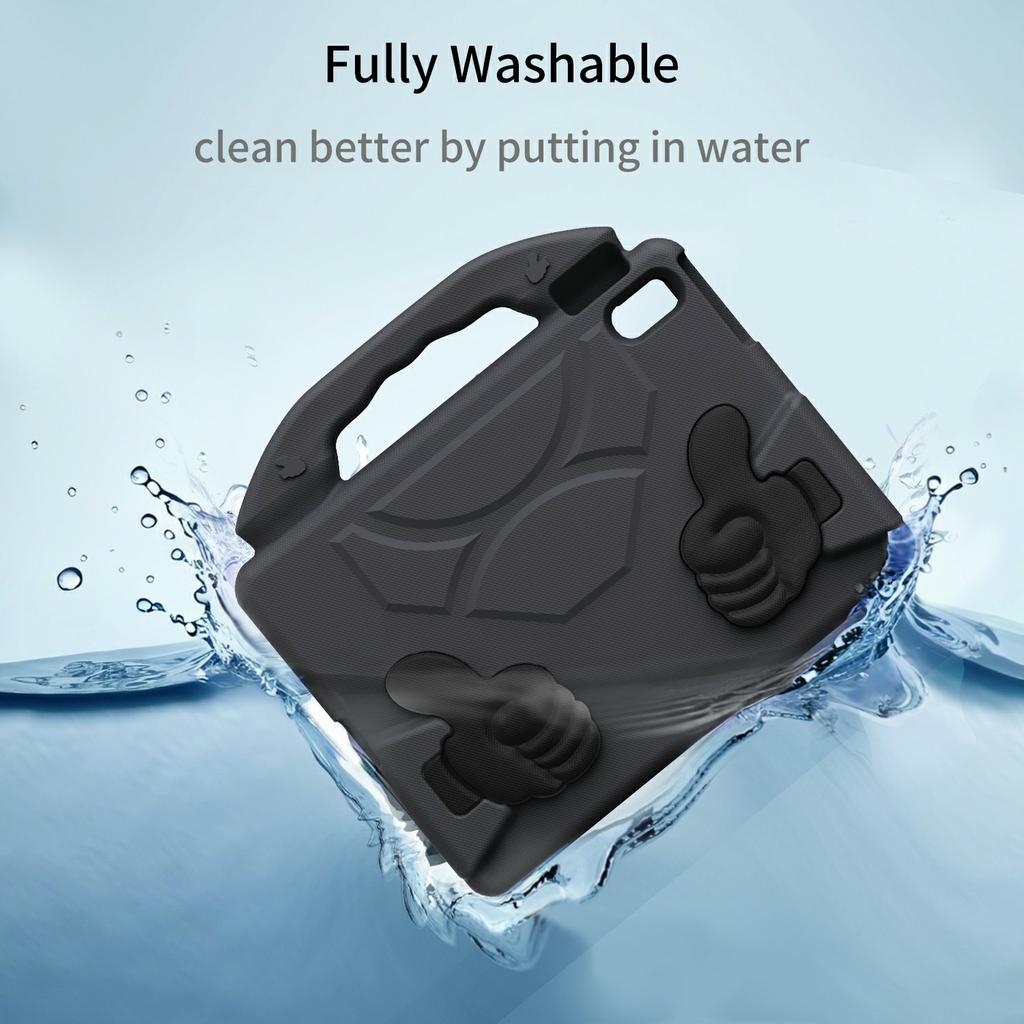 Ultra-Soft EVA Case For iPad (2025)/Air 11 (2025)/(2024)/10.9 (2022) Thumb Kickstand Tablet Cover