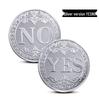 Gold-Plated YES/NO Decision & Wishing Bronze Retro Commemorative Coin - Magic Entertainment Gift