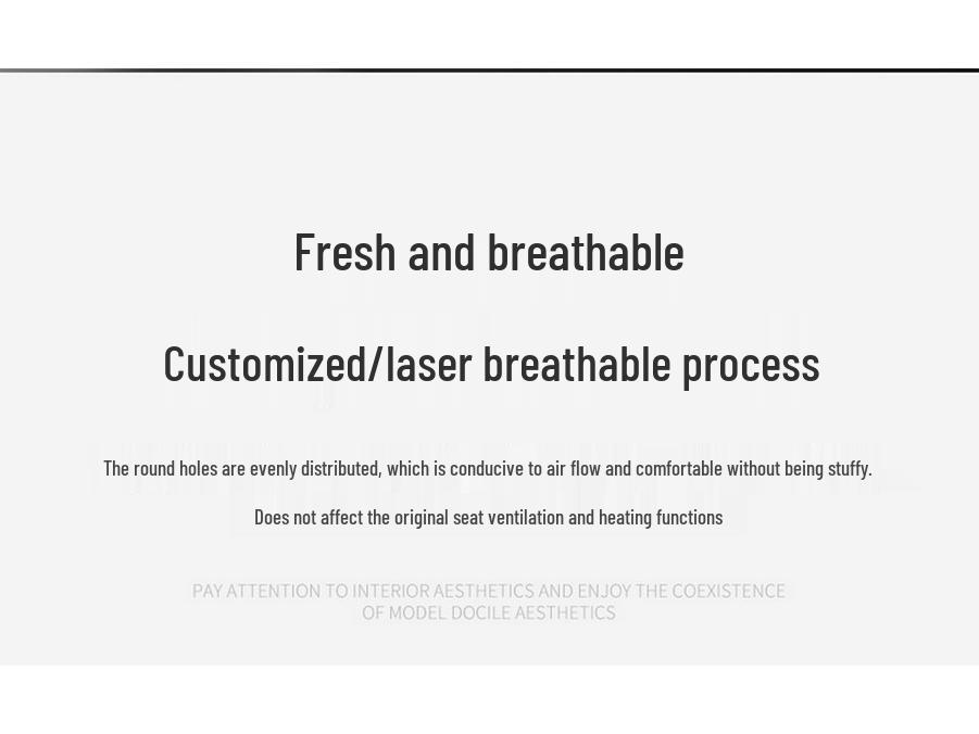 Geely Xingrui L All-Season Perforated Leather Seat Covers