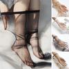 Женские колготки, бесшовные ультратонкие прозрачные однотонные прозрачные высокоэластичные подходящие платья, узкие женские чулки с высокой талией для OL