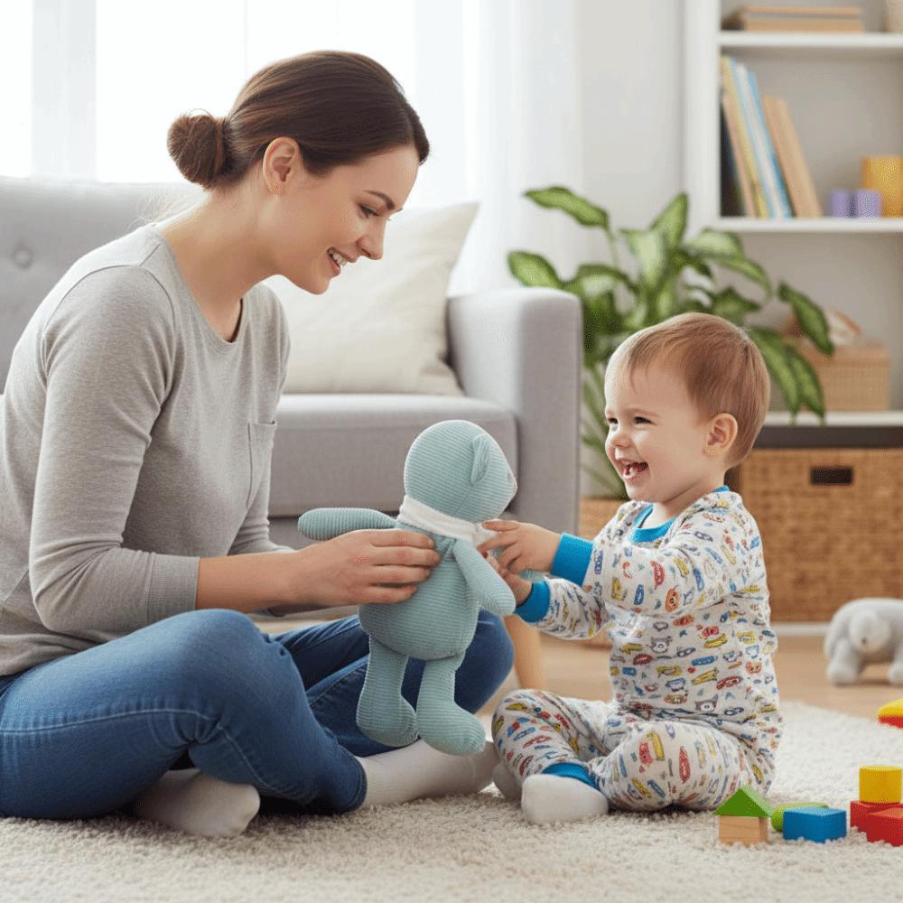 Cute Soothing Doll Soft Soft Plush Toys Comfort Dolls Cartoon Stuffed Bear Infant