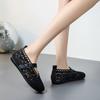 Cloth Shoes Women's Flat Shoes with Hollow Holes Sandals Non-slip Peas Shoes Women's Casual Buckle Comfortable Flat Shoes
