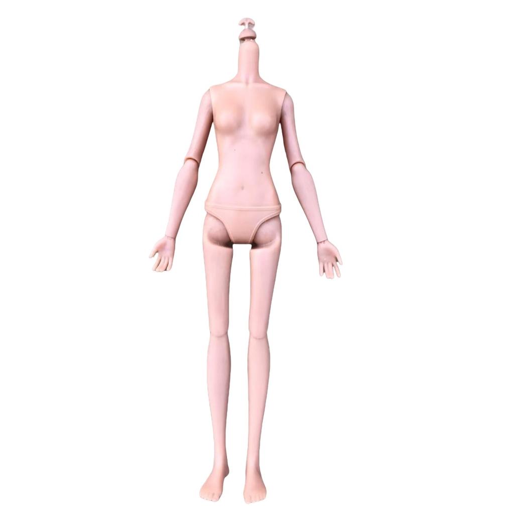 1/6 White Beige Coffee Joints Movable Doll Body Toy Real Eyelashes Heads Girl Collectible Doll Figures Toys