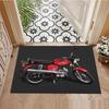 Simson Vintage Motorcycle Rug, suitable for living room, bedroom, game room, computer room and home décor.
