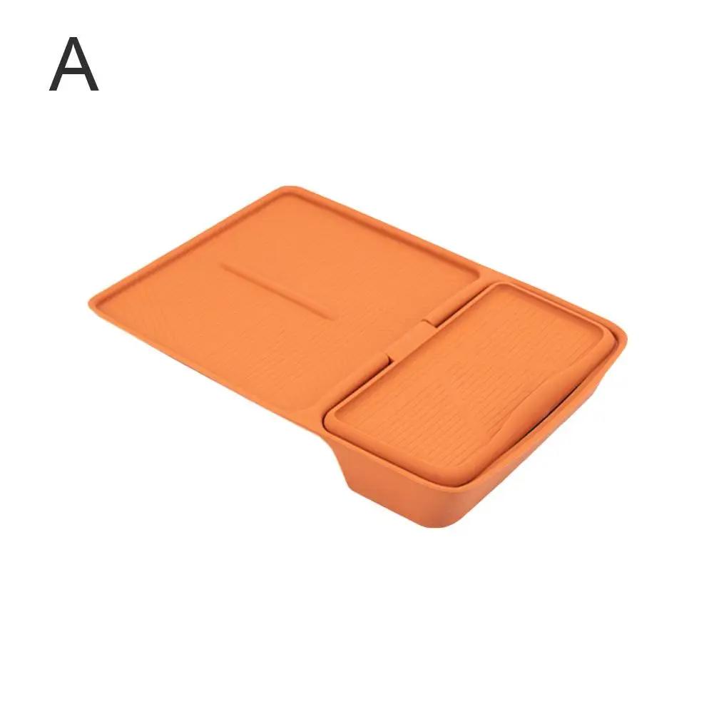 For Lixiang L7 L8 L9 Car Wireless Silicone Padding Accessories Storage Organize Auto Console Anti Pad Center Slip Box Holde Y4x9