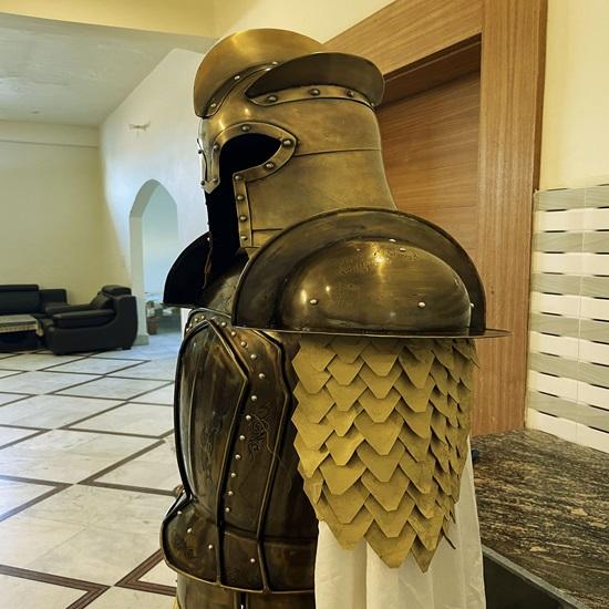 Битва XV века LARP Доспех воина Королевская гвардия Полудоспех Рыцарский полудоспех Убийца королей Джейме Ланнистер Доспех Костюм на Хэллоуин