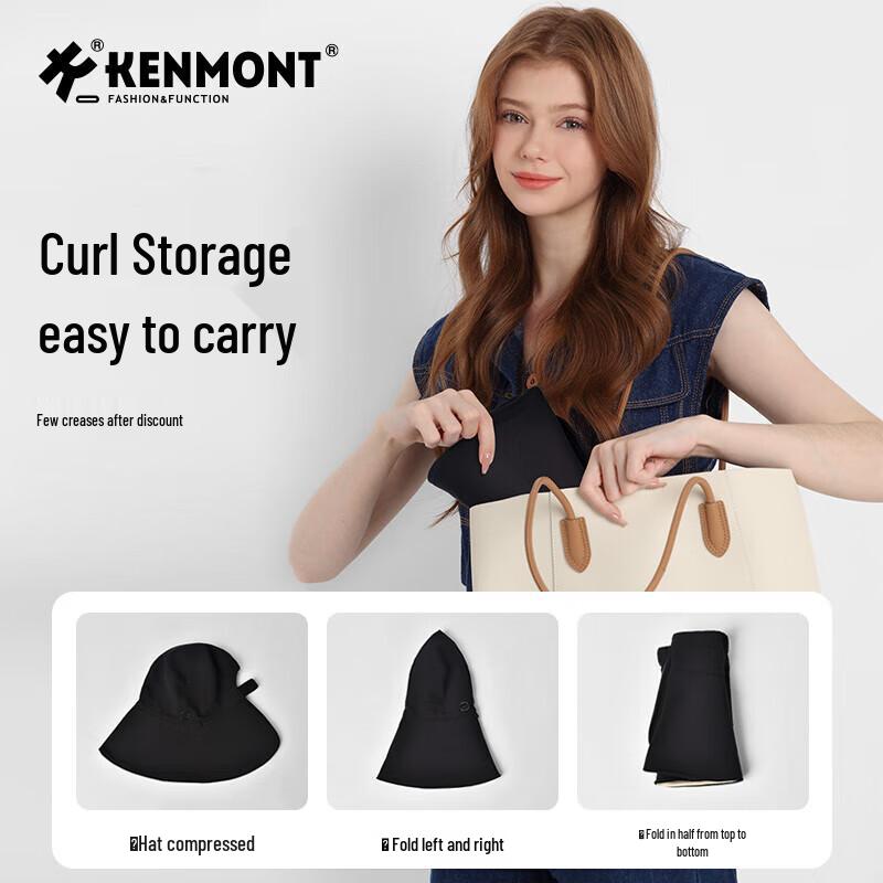 Женская двусторонняя панама Kenmont с защитой от УФ-излучения