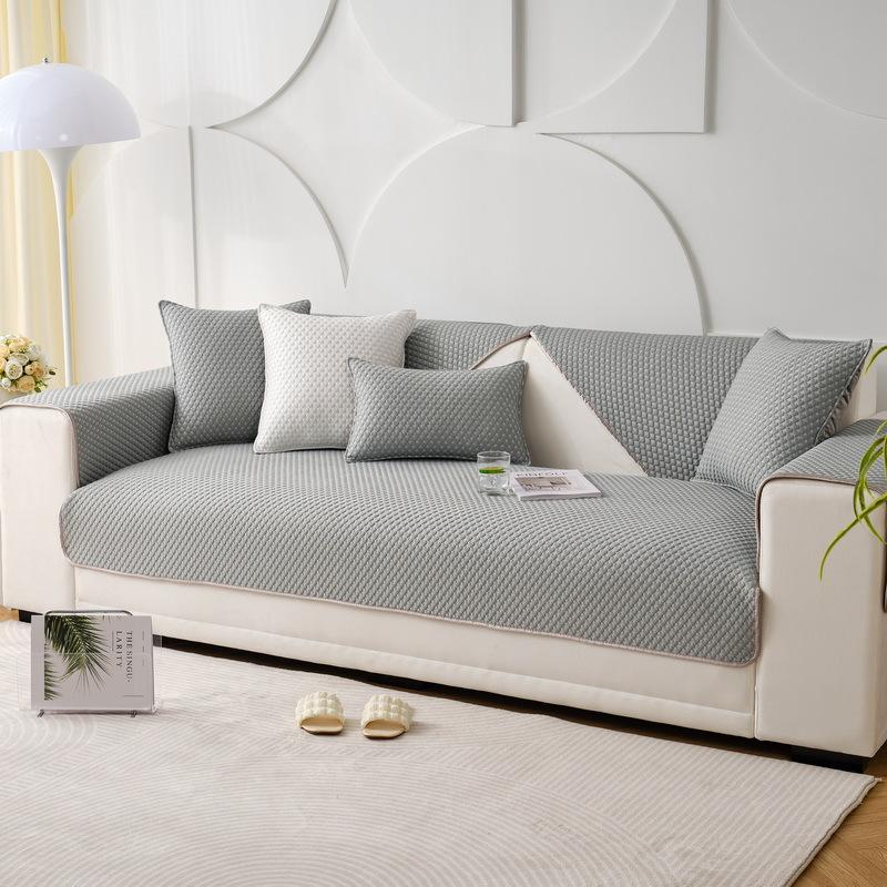 Cool Feeling Ice Silk Sofa Cushion Summer Cool Feeling Love Cushion Summer Non-Slip Sofa Cover Cover Cloth