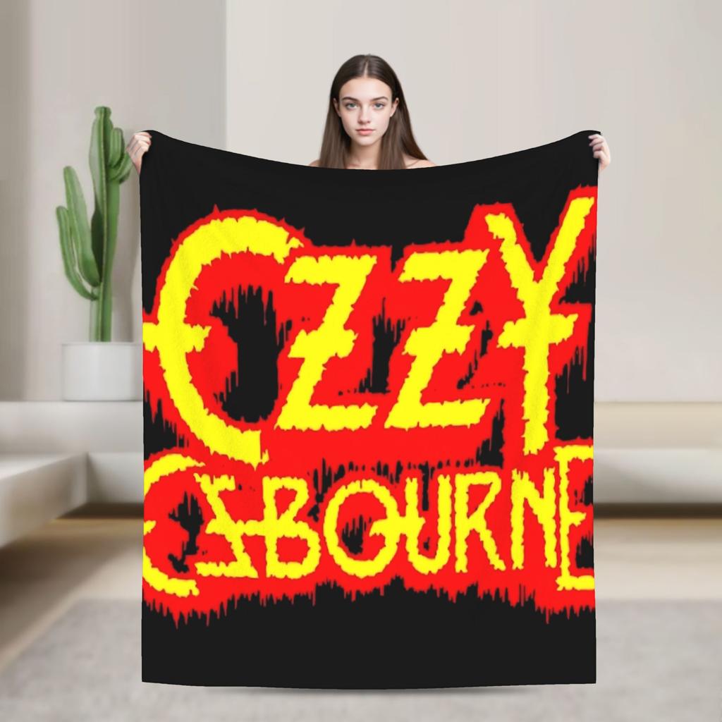 Ozzy Osbourne   Blanket Quality Soft  Bedding Throws Autumn Kids Bedroom Fluffy Bedspread