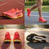 Li Ning Feidian 5 Elite Профессиональные Беговые Кроссовки с Амортизацией Унисекс Беговые Кроссовки Флуоресцентно-Бегония-Красный ARMV003-16