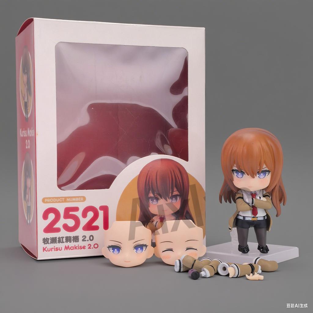 10 см Фигурка Макисэ Курису Aixlan Steins Gate Аниме Коллекционная Модель Игрушки Подарок Ребенку Украшения Кукла ПВХ 2521 Подвижная Сочлененная Масштаб Детализированная