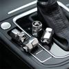 GEFR3 4Pcs Metal Alloy Wheel Tire Air Valve Dust Caps Rim Accessories for Citroen C4 Picasso Xsara C5 Aircross Cactus C1 C2 C3 C6 C8