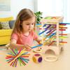 4-Sided Montessori Ball Dropping Game Educational Toys Stick Picking Game  Kids Learning