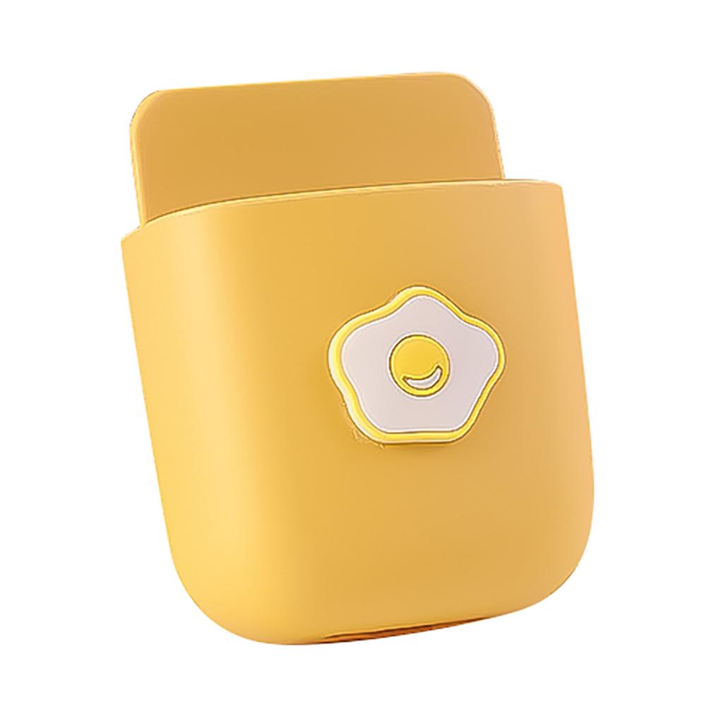 Wall Mounted Storage Box Remote Control Organizer Mobile Phone Plug Holder Rack