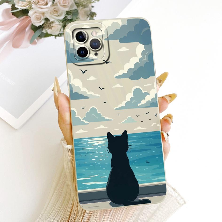 Чехол для iPhone 11 Pro Max Новый Милый Мультяшный Кролик Кошка Мягкий Конфетный Силиконовый Ударопрочный Чехол Для iPhone 11 Pro iPhone11 ТПУ Оболочка