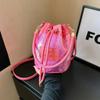 Women's Sequined Crossbody Bag Casual Drawstring Bag Trendy Young Party Bag High Quality