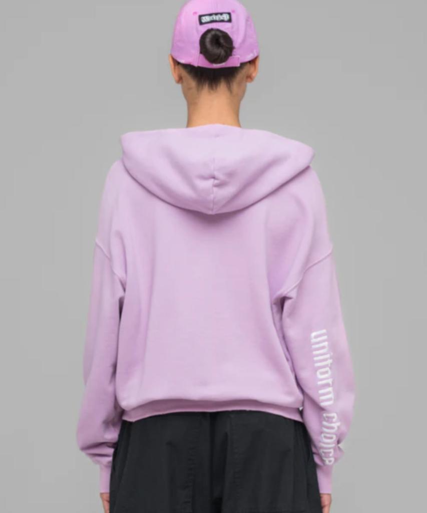 032C (U) Routine Zip Hoodie Faded Pink