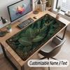 Mountain Landscape Theme Customized Mouse Pad Personalized Print Name Text Desk Mat For Home Office Table Decor
