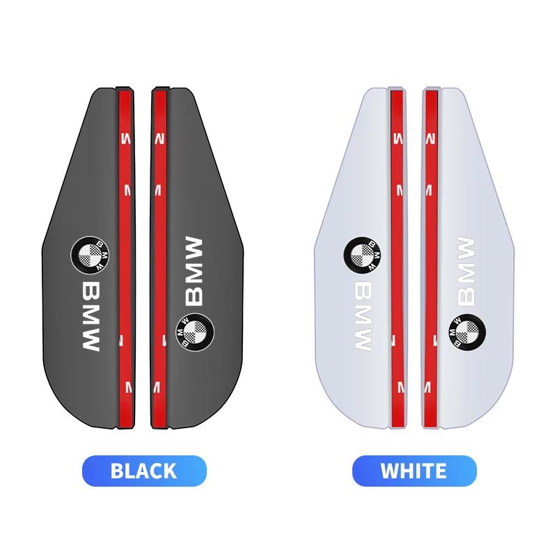 2Pcs Car Rearview Rain Eyebrow Transparent Stickers 50 Anniversary For BMW E36 E60 E90 X2 X1 X3 X5 E46 E39 E70 M3 M5 M6 50 JAHRE