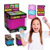 Schylling Needoh Nice Cube - Сенсорная игрушка, Сквиш для снятия стресса, Кубик-сжималка, Игрушка-антистресс, Подарок детям, Красно-пурпурно-синий, Sn