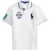 Polo Letter Logo Pullover Short Sleeve Polo Shirt Men Tops White 710790748-001