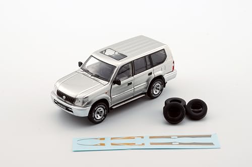 BM CREATIONS 1/64 Toyota Land Cruiser Prado LC95 Серебристый (LHD) Готовый продукт