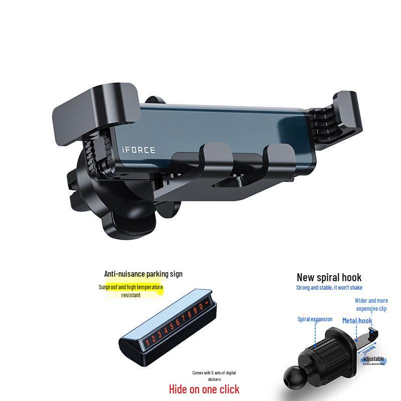 Cartoon Car Air Vent Phone Holder - Fully Automatic Phone Navigation Accessory
