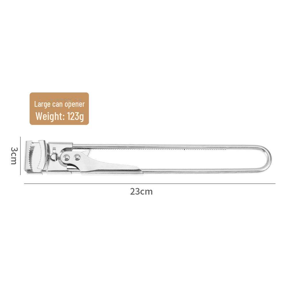 Регулируемый консервный нож из нержавеющей стали: Многофункциональный кухонный инструмент