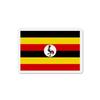 Aimant Drapeau Ouganda - Multicolore - 8 Cm - 50 Pièces - Résine Synthétique - Mixte