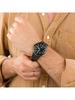 Fossil Мужские кварцевые часы из нержавеющей стали с тремя стрелками, featuring a stainless steel case and scratch-resistant glass, модель FS5697.
