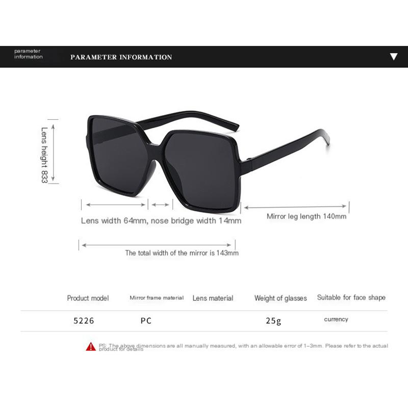 Higody Модные женские солнцезащитные очки большого размера с градиентным пластиковым покрытием Брендовые дизайнерские очки Женские солнцезащитные очки UV400 Lentes De Sol Mujer