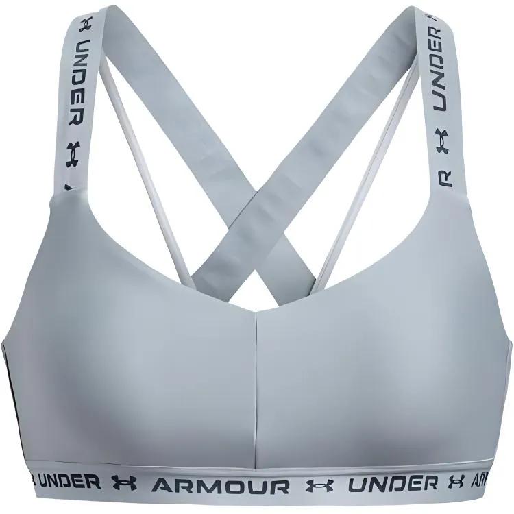 Under Armour Crossback Sports Underwear Women's Gray Moderate (Unisex) Sports Underwear 1361033 465