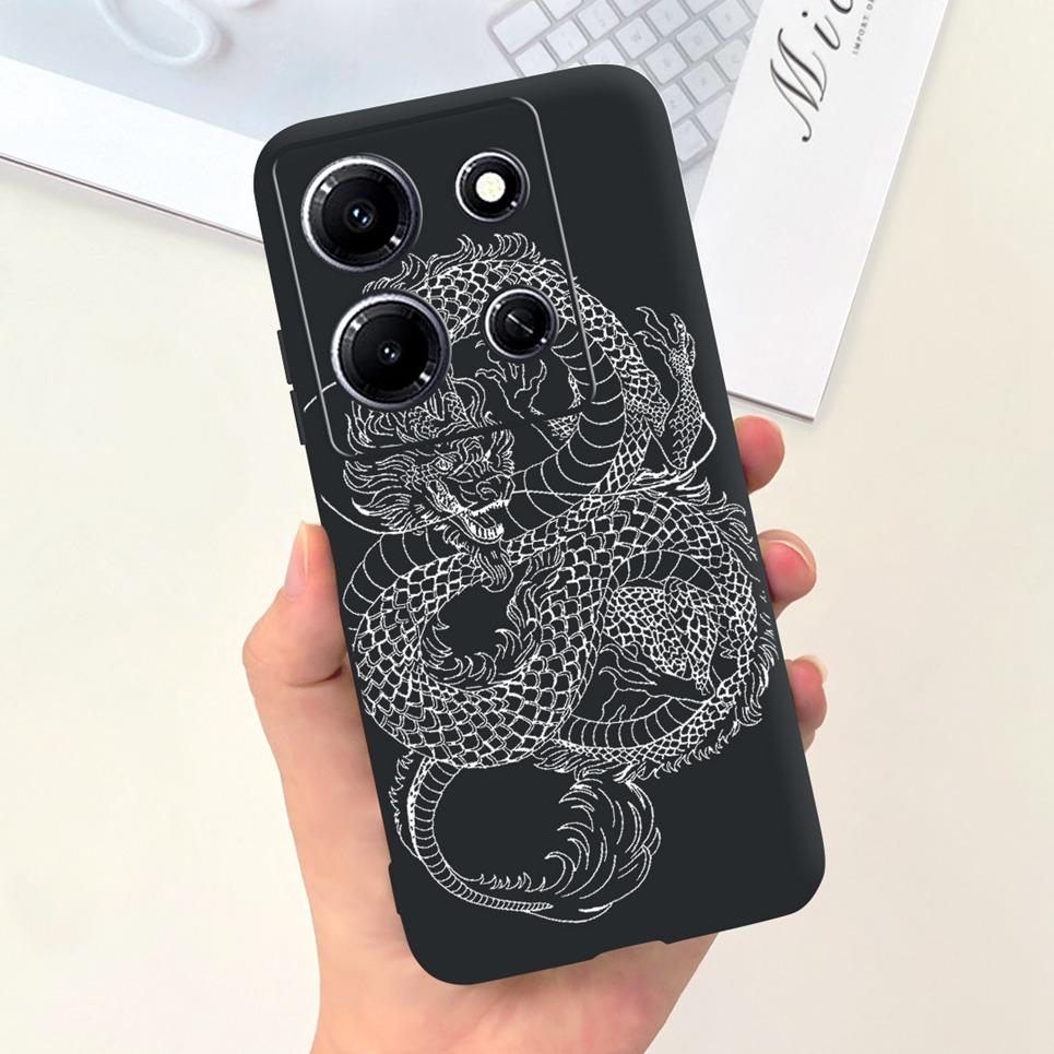 For Infinix Note 30i Note 30 Pro 30 vip Note30 4G 5G Phone Cover Moon Night Cartoon Cool Style Soft Silicone For Note30i Bumper