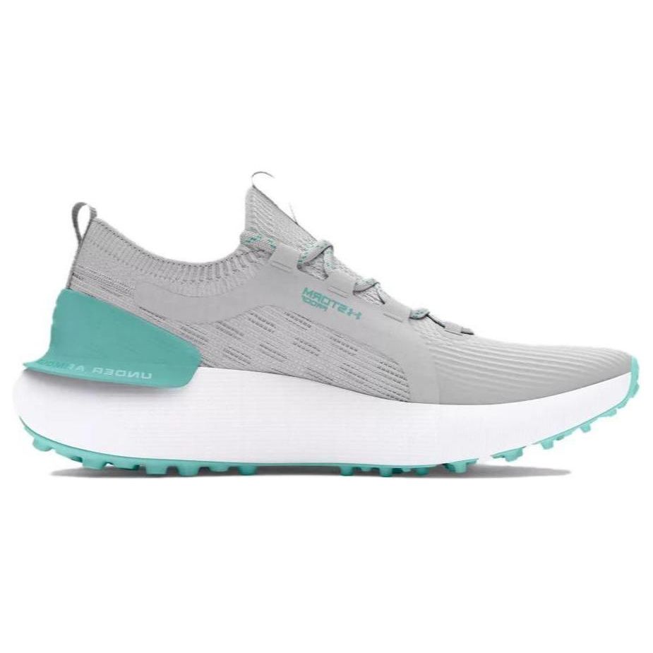 Under Armour HOVR Phantom Golf Distant Серые Радиальные Бирюзовые Женские Кроссовки 3027090-101