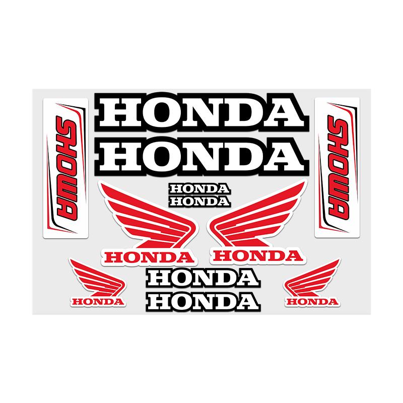 Наклейки Мото Наклейка Кузов Авто Бампер Для Honda Окна Мотоциклетный Шлем Ноутбук Стены Виниловая Наклейка Авто Тюнинг