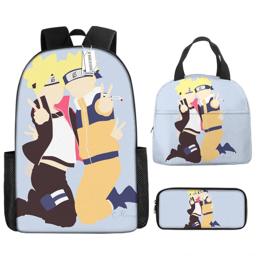 Рюкзак Наруто для учеников начальной школы 3-й 5-й 6-й класс детский рюкзак большой вместимости водоотталкивающий