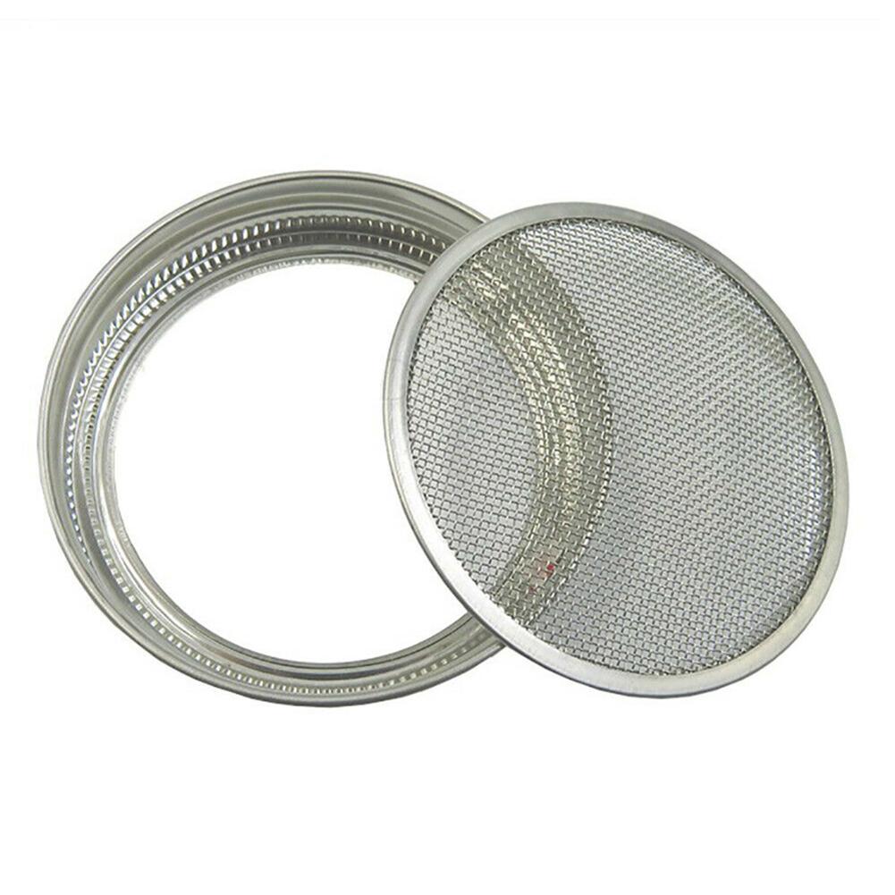 4pcs Stainless Steel Lid For Jar Sprouting Prevents Mold Formation