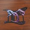 3 Ply 11 Holes Guitar Bass Pickguard Scratch Plate Pick Guards for 4 String Standard Bass Guitar Musical Instrument Part
