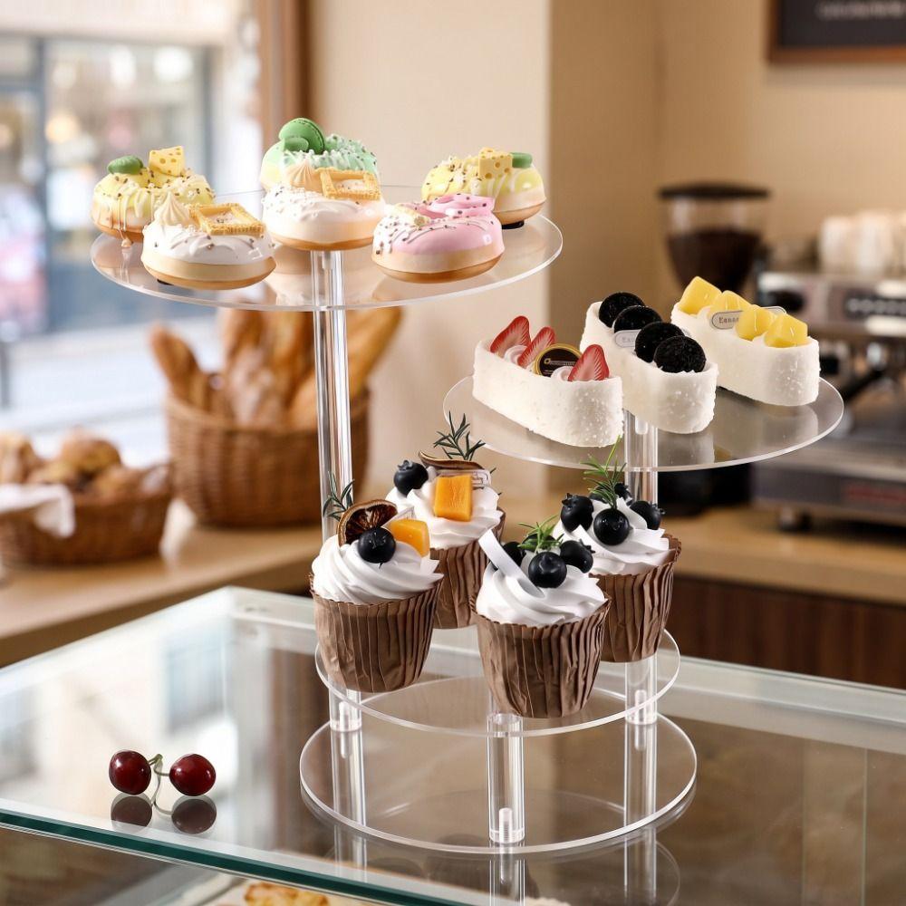 Multiple Layers Cupcake Display Rack Detachable Dessert Display Tray Graduation Party