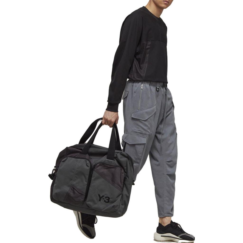 Y-3 Свитшот с круглым вырезом Color Block, унисекс, черный H63029