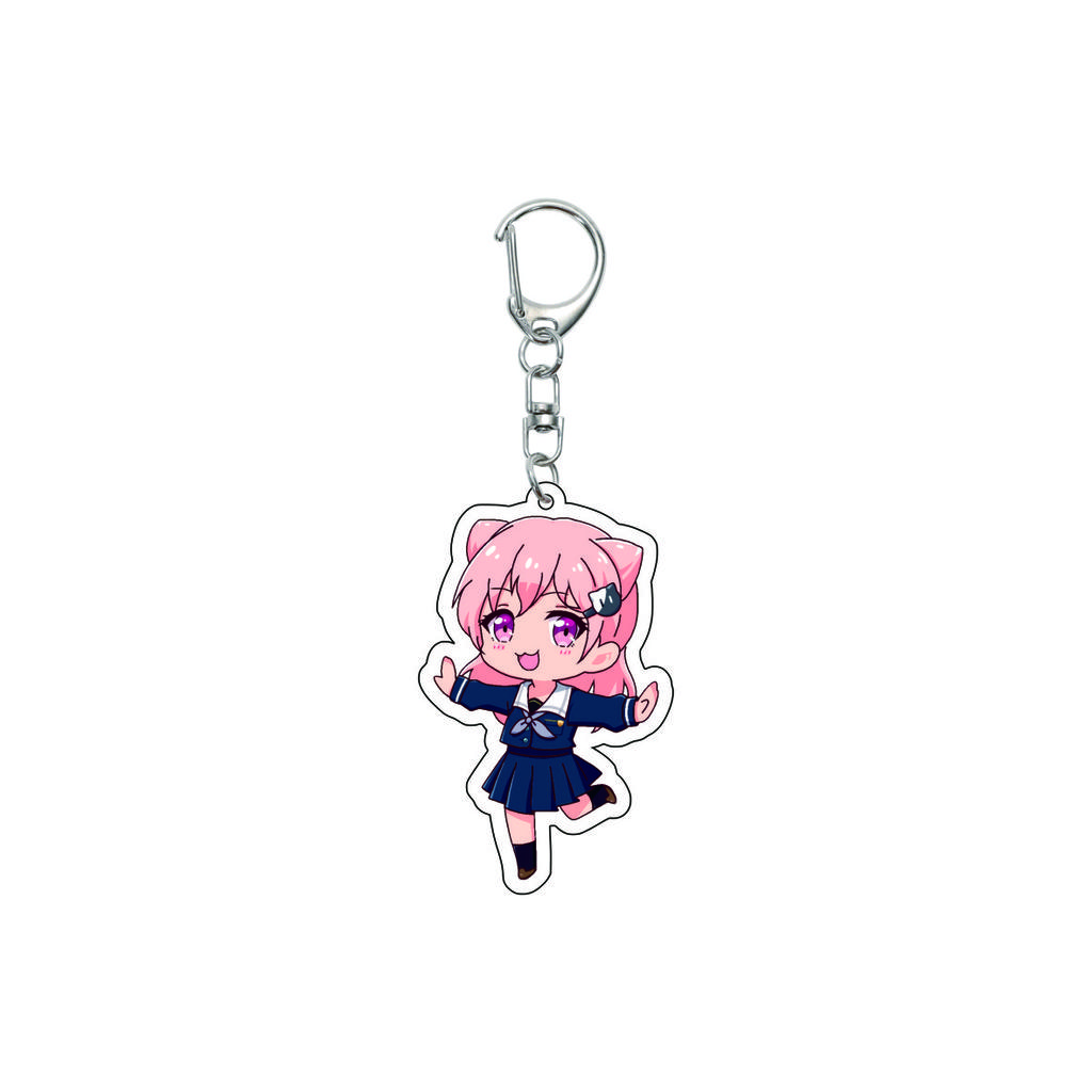 55MM Аниме banG Dream Брелок Тояма Касуми/Сая Ямабуки/Ханазоно Таэ Брелок Акриловая Модель Пластина Рождественские Подарки