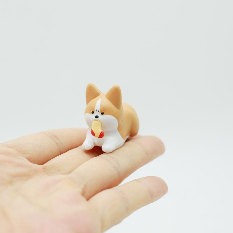 Japan Angry Cute Pet Dog Blind Box Toys Kawaii Animal Series Shiba Inu Pembroke Corgi Doll Model Toys Collect Ornaments