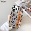НОМЕРНОЙ ЗНАК КАЛИФОРНИИ Чехол для телефона Для iPhone 17 Air 16 15 14 Max Plus 11 12 13 Pro Max Чехол для телефона coque