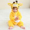 Baby Rompers Kigurumi Animal Leopard,Husky,Giraffe Cosplay Hooded Warm Pajamas for Toddler Boys Girls Clothes Newborn Sleepwear Pyjama Clothing